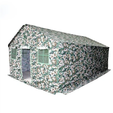 Κινητό αδιάβροχο κάλυμμα PVC Μεγάλη Σκηνή Διοίκησης Στρατιωτικών Φρουρών Ανακούφισης και Διάσωσης Στρατιώτη